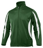 Baw Men's Crescent Tricot Outerwear Jackets DARK GREEN/WHITE Pocket