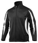 Baw Men's Crescent Tricot Outerwear Jackets BLACK/WHITE Pocket
