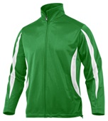 Baw Men's Crescent Tricot Outerwear Jackets KELLY/WHITE Pocket