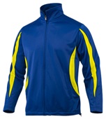 Baw Men's Crescent Tricot Outerwear Jackets ROYAL/GOLD Pocket