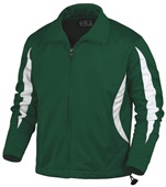 Baw Youth Crescent Tricot Outerwear Jackets DARK GREEN/WHITE Pocket