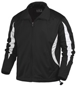 Baw Youth Crescent Tricot Outerwear Jackets BLACK/WHITE Pocket