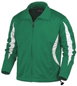 Baw Youth Crescent Tricot Outerwear Jackets KELLY/WHITE Pocket