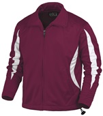 Baw Youth Crescent Tricot Outerwear Jackets MAROON/WHITE Pocket