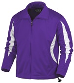 Baw Youth Crescent Tricot Outerwear Jackets PURPLE/WHITE Pocket