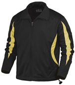 Baw Youth Crescent Tricot Outerwear Jackets BLACK/VEGAS GOLD Pocket