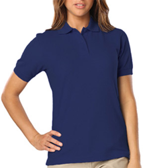 Blue Generation SS Snag Resist Wicking Polo Shirts NAVY 