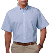 Blue Generation Men's SS Classic Oxford Shirts OXFORD BLUE Pocket