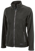 Charles River Women's Boundary Fleece Jacket 5250 CHARCOAL HEATHER Pocket