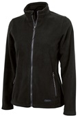 Charles River Women's Boundary Fleece Jacket 5250 BLACK Pocket