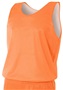 A4 Adult Reversible Mesh Basketball Tank Jerseys NF1270 Outside: ORANGE, Inside: WHITE Front