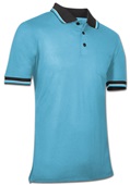 Champro Baseball/Softball Polo Umpire Shirt BSR1 LIGHT BLUE Pocket