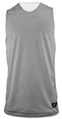 Champro Zone Reversible Basketball Jerseys Men Womens Youth Outside: CHARCOAL, Inside: WHITE Front