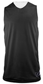 Champro Zone Reversible Basketball Jerseys Men Womens Youth Outside: BLACK, Inside: WHITE Front