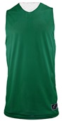 Champro Zone Reversible Basketball Jerseys Men Womens Youth Outside: Forest Green, Inside: WHITE Front