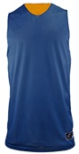 Champro Zone Reversible Basketball Jerseys Men Womens Youth Outside: NAVY, Inside: GOLD Front