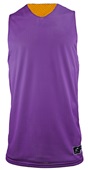 Champro Zone Reversible Basketball Jerseys Men Womens Youth Outside: PURPLE, Inside: GOLD Front