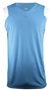 A4 Moisture Management V-Neck Muscle Jerseys LIGHT BLUE/WHITE Front