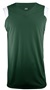 A4 Moisture Management V-Neck Muscle Jerseys FOREST/WHITE Front