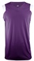 A4 Moisture Management V-Neck Muscle Jerseys PURPLE/WHITE Front
