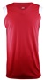 A4 Moisture Management V-Neck Muscle Jerseys CARDINAL/WHITE Front