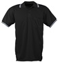 3n2 Adult Classic Umpire Polo Shirts BLACK Pocket