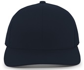 Pacific Headwear 104C Trucker Mesh Baseball Cap NAVY/NAVY Front