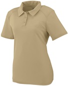 Augusta Sportswear Ladies Vision Polo Sport Shirt 5002 VEGAS GOLD Pocket