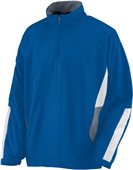 Augusta Sportswear Adult 1/2 Zip Drive Pullover 3720 ROYAL/GRAPHITE/WHITE Pocket