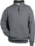 Badger 1/4 Zip Fleece Pullovers CHARCOAL Pocket