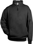 Badger 1/4 Zip Fleece Pullovers BLACK Pocket