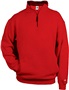 Badger 1/4 Zip Fleece Pullovers RED Pocket