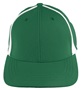 Augusta Sportswear Youth Dark Green/White Flexfit Zone Caps DARK GREEN/WHITE Front