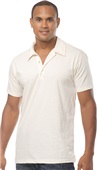 Royal Apparel Mens 3 Button Organic Polo Shirt ORGANIC NATURAL Pocket