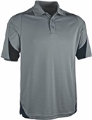 Tonix Men's Takedown Sports Polos GRAPHITE/BLACK Pocket