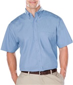 Blue Generation Men's SS Poplin Shirt LIGHT BLUE Pocket