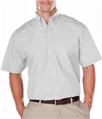 Blue Generation Men's SS Poplin Shirt WHITE Pocket