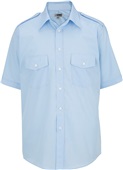 Edwards Mens Navigator Short Sleeve Shirt 001 - BLUE Pocket