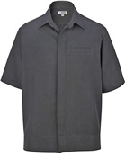 Edwards Unisex Batiste Camp Shirt 010 BLACK Pocket