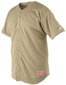 Rawlings Pindot Mesh Baseball Jerseys RBJ167 VEGAS GOLD Pocket