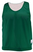 A4 Adult/Youth Lacrosse Reversible Practice Jersey Outside: FOREST, Inside: WHITE Front