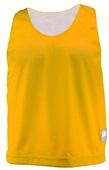 A4 Adult/Youth Lacrosse Reversible Practice Jersey Outside: GOLD, Inside: WHITE Front