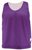 A4 Adult/Youth Lacrosse Reversible Practice Jersey Outside: PURPLE, Inside: WHITE Front