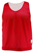 A4 Adult/Youth Lacrosse Reversible Practice Jersey Outside: SCARLET, Inside: WHITE Front