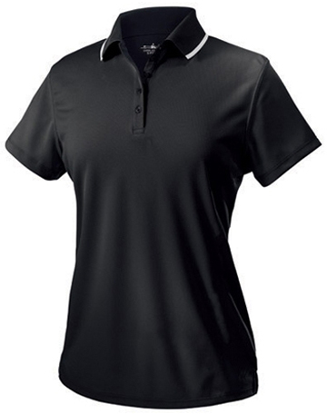 Charles River Womens Classic Wicking Polo BLACK 