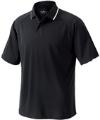 Charles River Men's Classic Wicking Polo BLACK Pocket