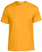 Gildan DryBlend G800 Adult G800B Youth T-Shirt GOLD Front