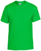 Gildan DryBlend G800 Adult G800B Youth T-Shirt ELECTRIC GREEN Front