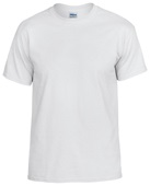 Gildan DryBlend G800 Adult G800B Youth T-Shirt WHITE Front