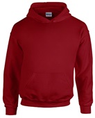 Gildan Heavy Blend Hooded Sweatshirts CARDINAL RED (NO DRAWSTRING) Front